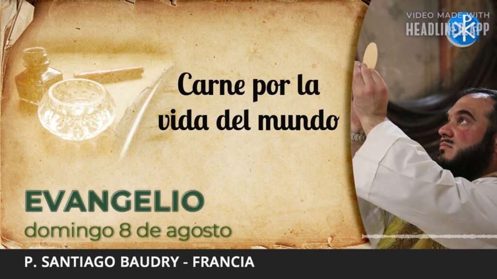 Evangelio de hoy, 8 de agosto de 2021 | Carne por la vida del mundo.