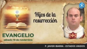 Evangelio de hoy, 19 de noviembre de 2022 | Hijos de la resurrección