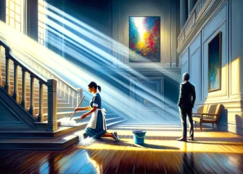 Sophie, la mujer de la limpieza