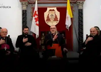 FELIZ PASCUA a Gaza del Patriarca Latino de Jerusalén – P Gabriel Romanelli