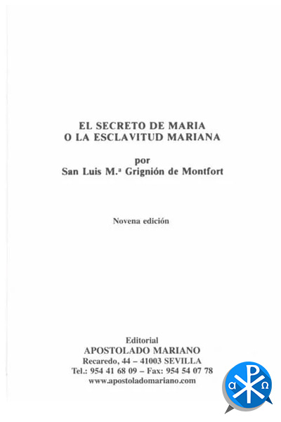 El Secreto de Maria – San Luis Maria