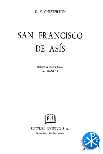 San Francisco de Asis – G K Chesterton
