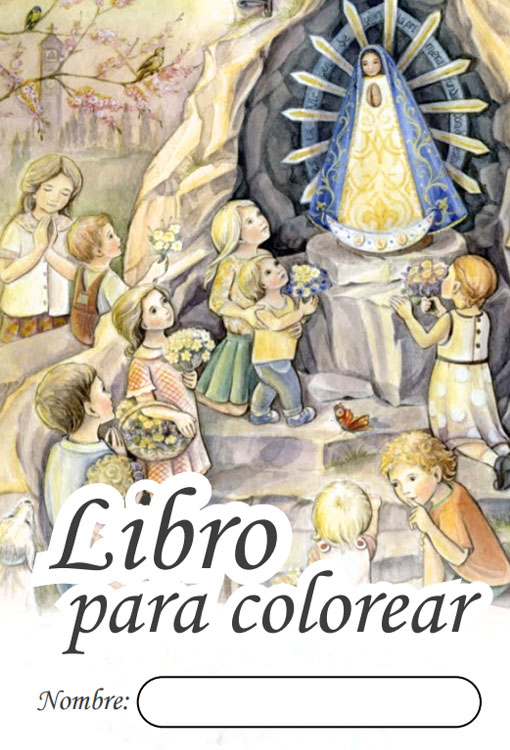 Libro para colorear: Consagracion a la Virgen María