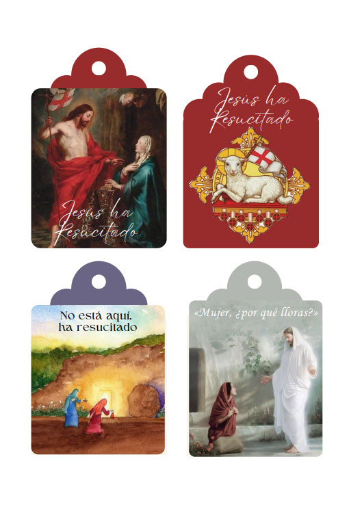 Tarjetas de felicitación o regalo Pascua