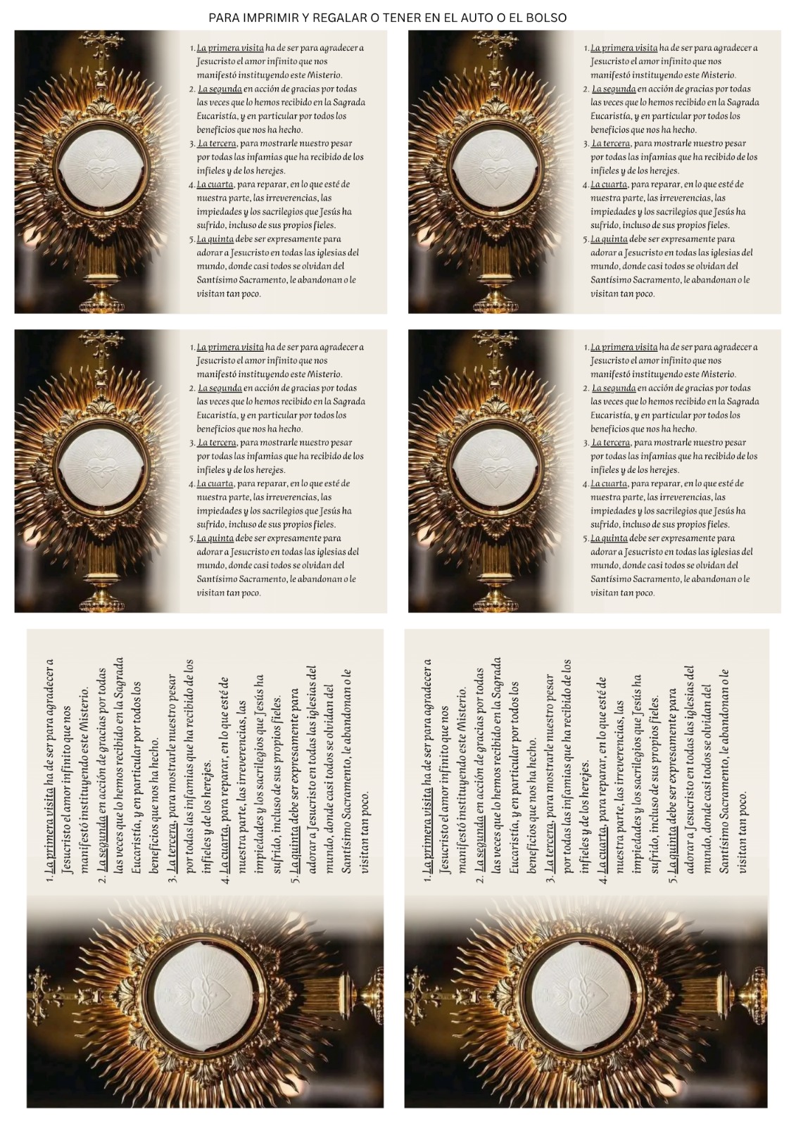 La práctica de la devoción al Sagrado Corazón de Jesucristo oculto en el Sagrario